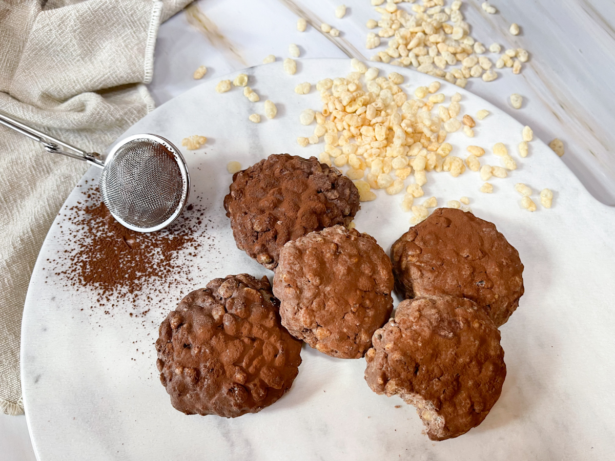 Chocolate Crackle Protein Cookie
