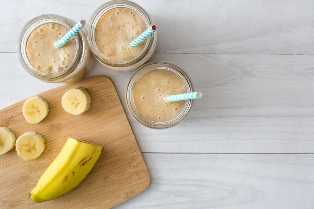 Salted Caramel Banana Protein Smoothie